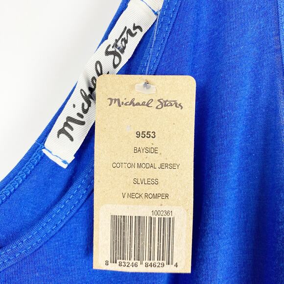 New With Tags Michael Stars V Romper Bayside Slub Knit Revolve Womens Sz Small - Picture 13 of 13